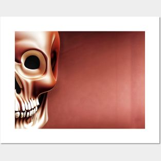 Skull Shaped Chocolate Art Posters and Art